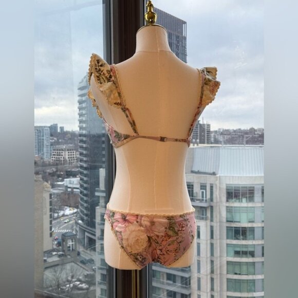🆕 ZIMMERMANN 🧿 NWT Waverly Crochet Frill Bikini Set, Sz 2 US 6 / 8 - Picture 10 of 16